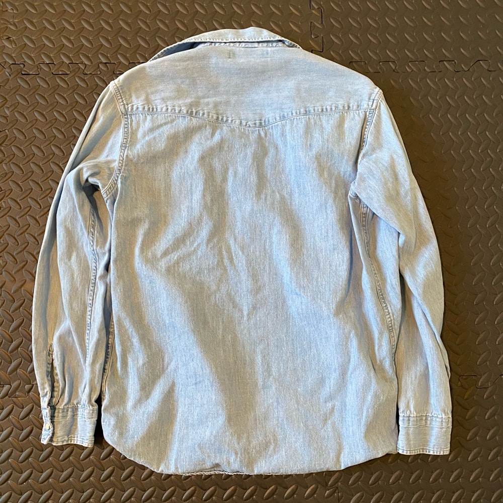 Mens Small Light Blue Denim Jacket from H&M